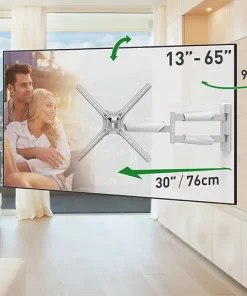 Barkan BM343XL Monitor Wall Mount 13"~65" 36Kg Full Motion
