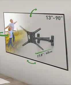 Barkan BM464 Monitor Wall Mount 13"~90" 60Kg Full Motion