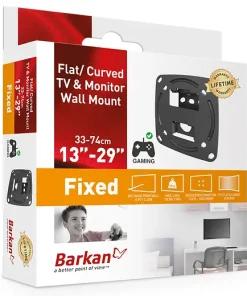 ⁦Barkan E100 Monitor Wall Mount 13"~29" 15Kg Fixed⁩ – תמונה ⁦3⁩