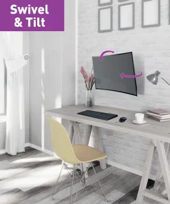 Alternative view of Barkan E120 Monitor Wall Mount 13"~29" 15Kg Swivel & Tilt