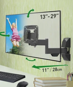 Barkan E140 Monitor Wall Mount 13"~29" 15Kg Full Motion