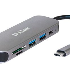 D-LINK DUB-2325 USB-C Mini Docking 2xUSB 3.0, USB-C, SD, microSD Card Reader