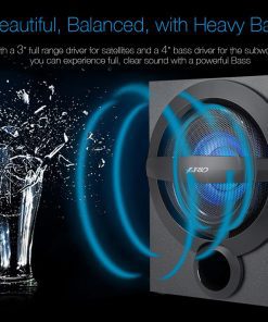 ⁦F&D A140X 2.1 Black Bluetooth,USB,Memory Card,RC⁩ – תמונה ⁦3⁩