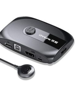 Unnlink KVM DP 2 Ports USB Audio 4K 60Hz