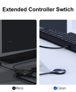 ⁦Unnlink KVM DP 2 Ports USB Audio 4K 60Hz⁩ – תמונה ⁦4⁩