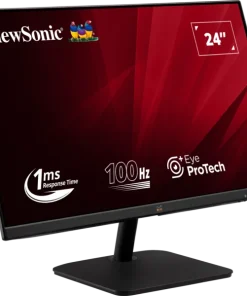 Alternative view of ViewSonic VA2432-MH 23.8 IPS 100Hz HDMI VGA VESA SPK Black