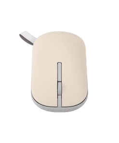 ⁦ASUS Marshmallow MD100 Silent Wireless Mouse BT&2.4GHz Milk⁩ – תמונה ⁦3⁩