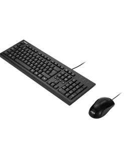 סט מקלדת ועכבר חוטי USB