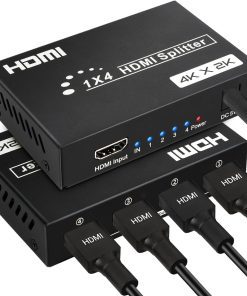 Boost Link 4K@30Hz HDMI 4 Ports Active Splitter + AC Adapter