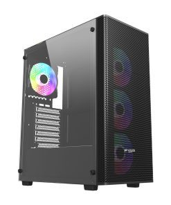 FSP CMT196 ARGB fans*4 USB*3 Window Black Case