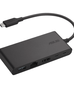 Alternative view of ASUS DC201 Dual 4K USB-C To USB-Cx2, USB 3.0, HDMI, DP, LAN
