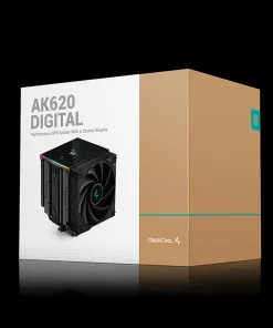 ⁦DeepCool AK620 Digital RGB 2*120 BK CPU Cooler⁩ – תמונה ⁦6⁩