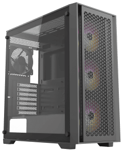 HERO X Black ARGB Mid-Tower Gaming Case