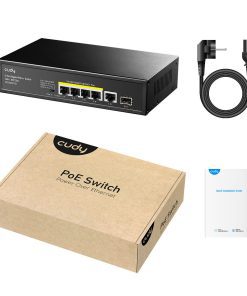⁦Cudy GS1005PTS1 Switch 5*Gb PoE+ 1*Gb SFP 120W⁩ – תמונה ⁦4⁩