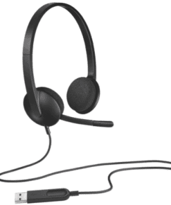 ⁦אוזניות + מיקרופון Logitech USB H340⁩ – תמונה ⁦5⁩