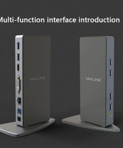 Alternative view of Wavlink USB3 Docking Station 1*HDMI,1*DVI,RJ45,6*USB3,Audio