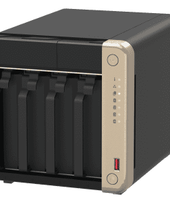 ⁦QNAP TS-464 4-Bay Intel N5095 2.9GHz 8G 2.5GbE PCIe 2xNVMe⁩ – תמונה ⁦5⁩