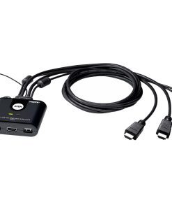 ATEN CS22HF KVM FHD HDMI 2 Port USB + Remote Port selector