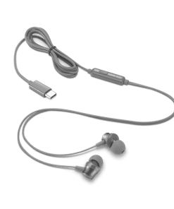 ⁦Lenovo 300 USB-C Wired In-Ear Headphone & Mic Grey⁩ – תמונה ⁦3⁩