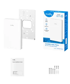 ⁦Access Point Cudy AX3000 Wall Plate PoE WiFi System 1GbE⁩ – תמונה ⁦3⁩