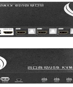 KVM 4K@60Hz HDMI 4 Port USB