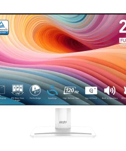MSI PRO MP251W E2 24.5 IPS 120Hz VGA HDMI DP VESA SPK WH 3Y