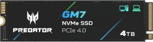 Acer Predator GM7 SSD 4TB M.2 PCIe 4.0 NVMe 7400MB/s