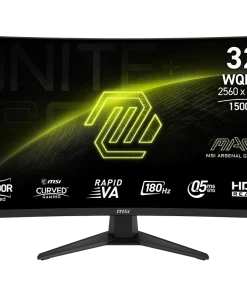 MSI 321CQF E18 31.5 QHD 180Hz Curved HDMI DP VESA BK 3Y Monitor