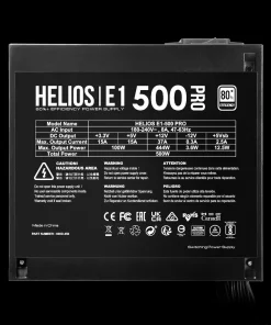 GAMDIAS HELIOS E1 Pro 500W 80PLUS PSU 3Y