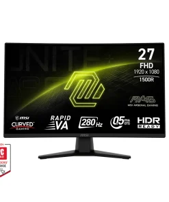 MSI MAG 274CXF 27" FHD 280Hz Curved VESA Black 3Y Monitor
